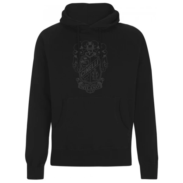 Cinelli crest black hoodie sweatshirt