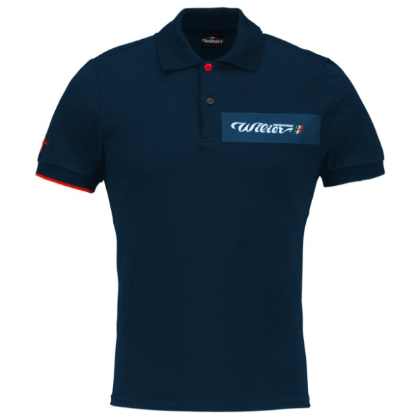 Wilier polo Lino's 2.0 blue