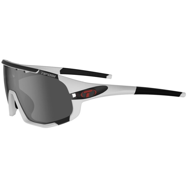 Tifosi Sledge - matte white/smoke ac red clear Matte White/Smoke-AC Red-Clear