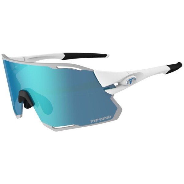 Tifosi Rail race - matte white/clarion blue clear Matte White/Clarion Blue-Clear
